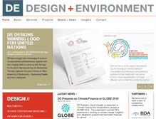 Tablet Screenshot of design-environment.com